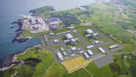 Wylfa Newydd site - aerial - 460 (Horizon)